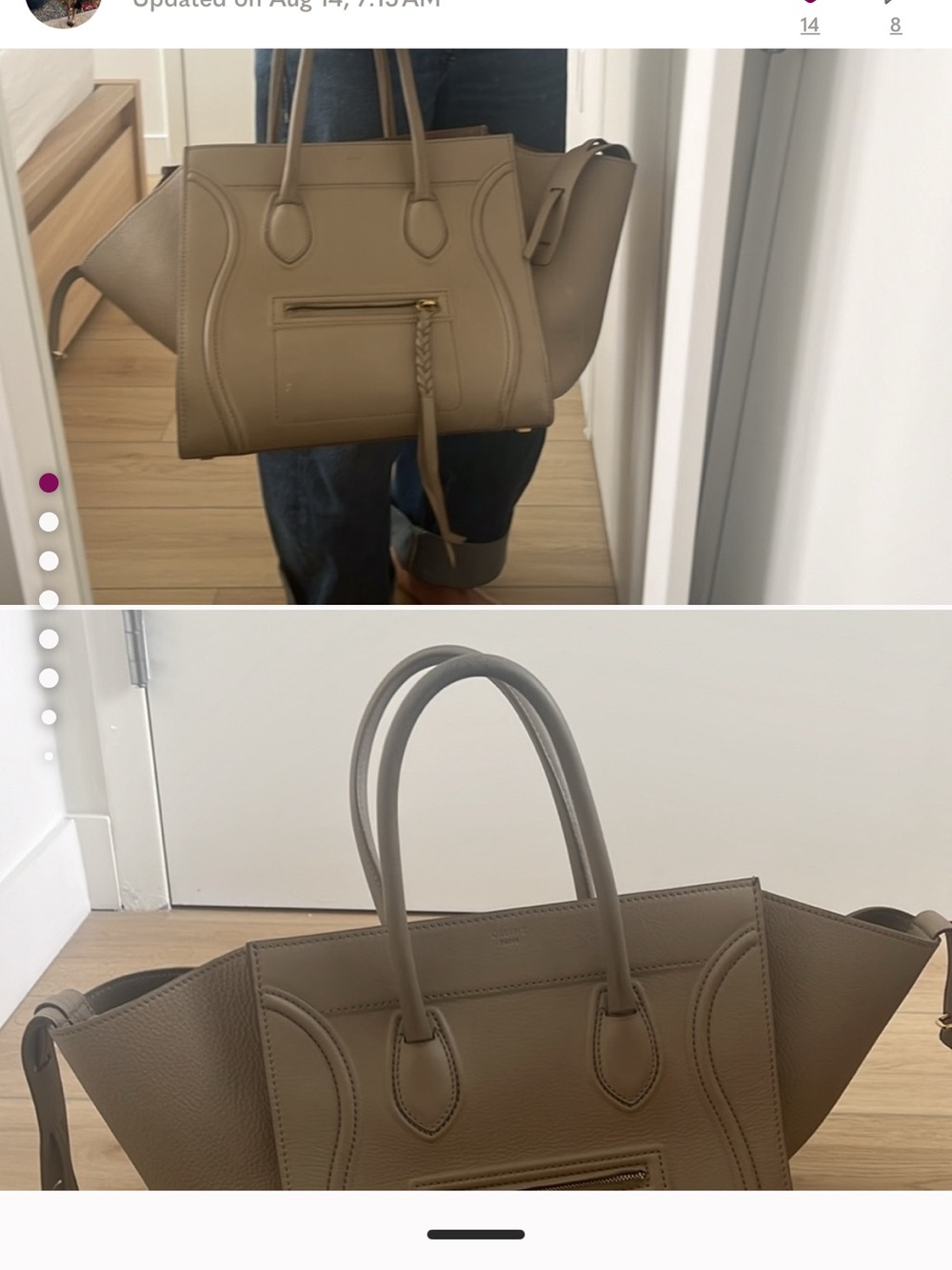 Celine Medium Phantom luggage tote